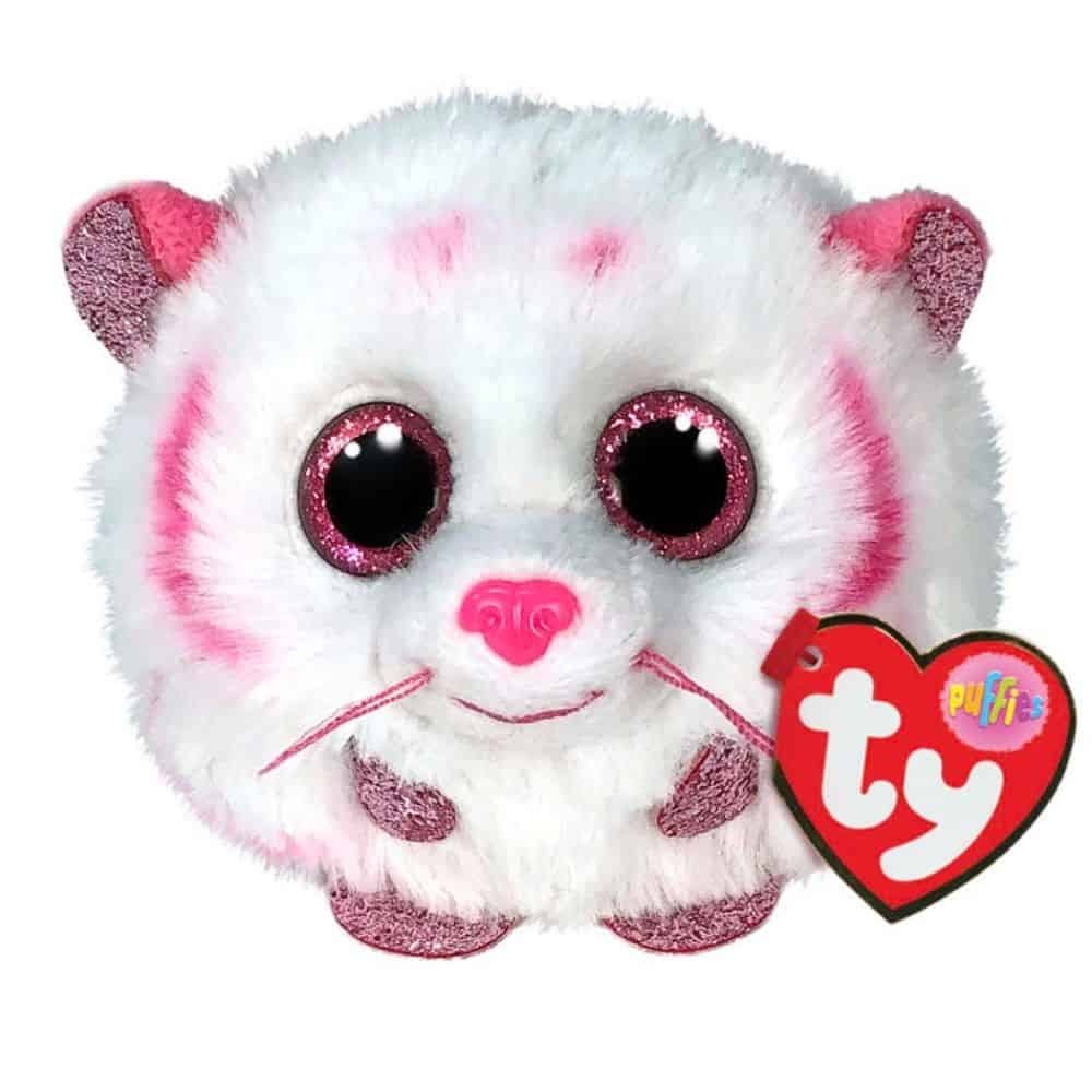 Maskotka pluszak ty Beanie balls puffies Tygrys Tabor, zabawki nino Bochnia, pomysł na prezent dla 4 latka, maskotka pluszak tygrysek, kulka pluszowa do zabawy