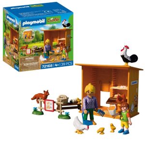 Playmobil Country 72168 Kurnik, zabawki Nino Bochnia, pomysł na prezent dla 5 latki, playmobil kury z kurnikiem do zabawy, zabawkowy kurnik
