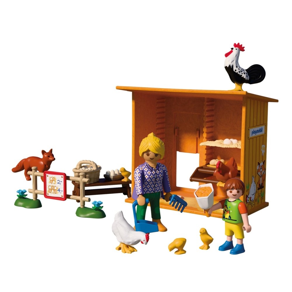 Playmobil Country 72168 Kurnik, zabawki Nino Bochnia, pomysł na prezent dla 5 latki, playmobil kury z kurnikiem do zabawy