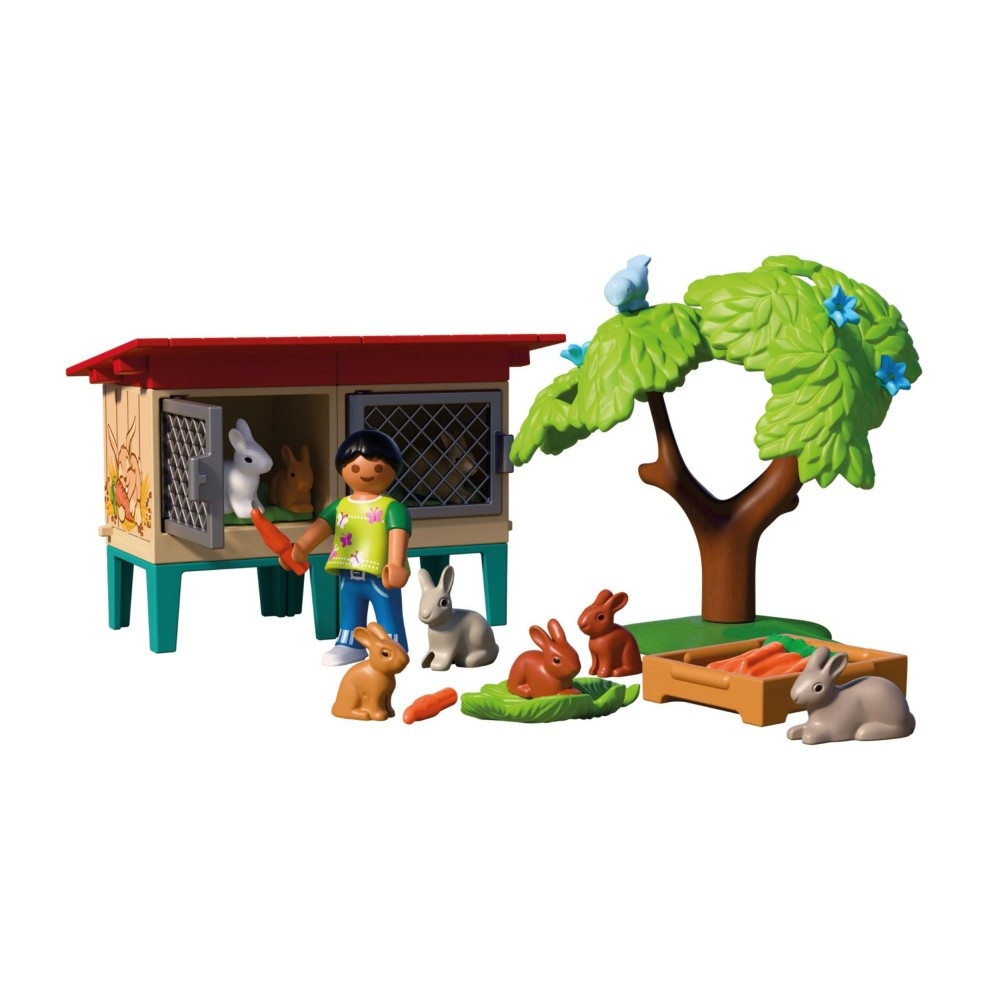 Playmobil Country 72170 Klatka dla królików, zabawki Nino Bochnia, pomysł na prezent dla 4 latka, playmobil króliki