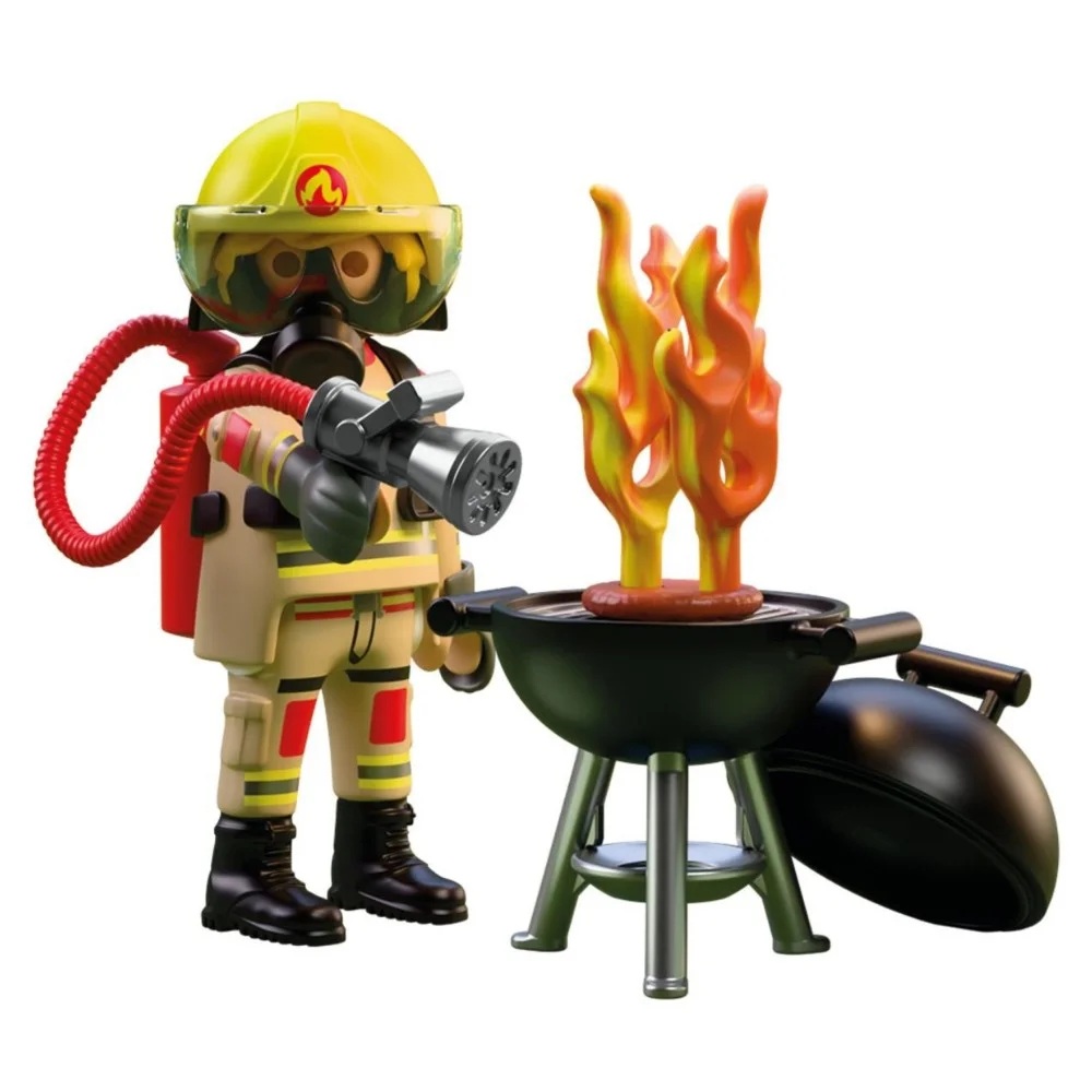 playmobil special plus 72149 Strażak w akcji, zabawki Nino bochnia, pomysł na prezent dla 5 latka, playmobil figurka strażaka