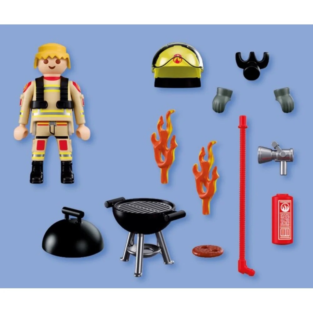 playmobil special plus 72149 Strażak w akcji, zabawki Nino bochnia, pomysł na prezent dla 5 latka, playmobil figurka strażaka