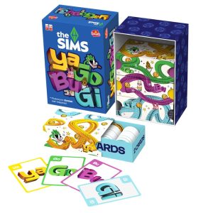 Goliath Gra The Sims Simlish YaGoBuGi, zabawki Nino Bochnia, pomysł na prezent dla 7 latka, gra karciana dla dzieci Sims