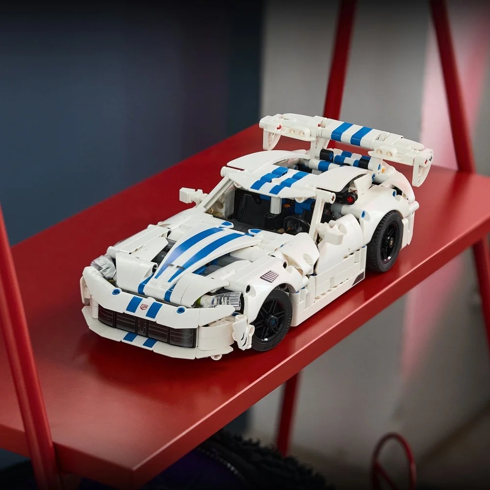 Klocki Lego Technic 42234 Samochód sportowy Dodge Viper GTS-R, zabawki Nino Bochnia, pomysł na prezent dla 8 latka, lego Dodge Viper